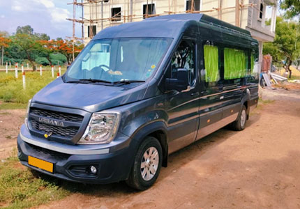 Hire 17 Seater Urbania Traveller